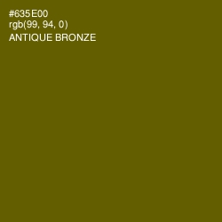 #635E00 - Antique Bronze Color Image
